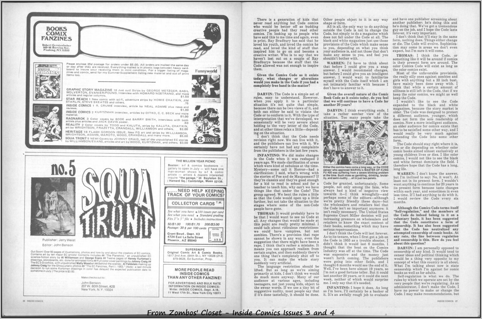 The Comics Code from Inside Comics Magazine The Comics Code from Inside Comics Magazine