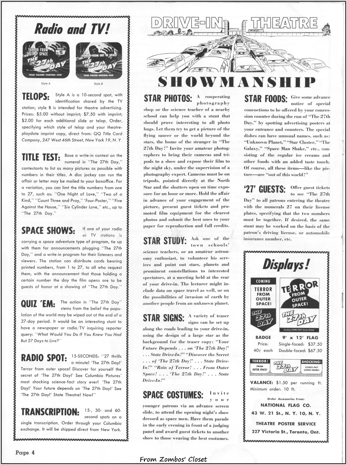 the 27th day movie pressbook the 27th day movie pressbook