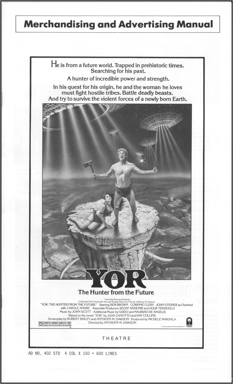 yor the hunter from the future pressbook