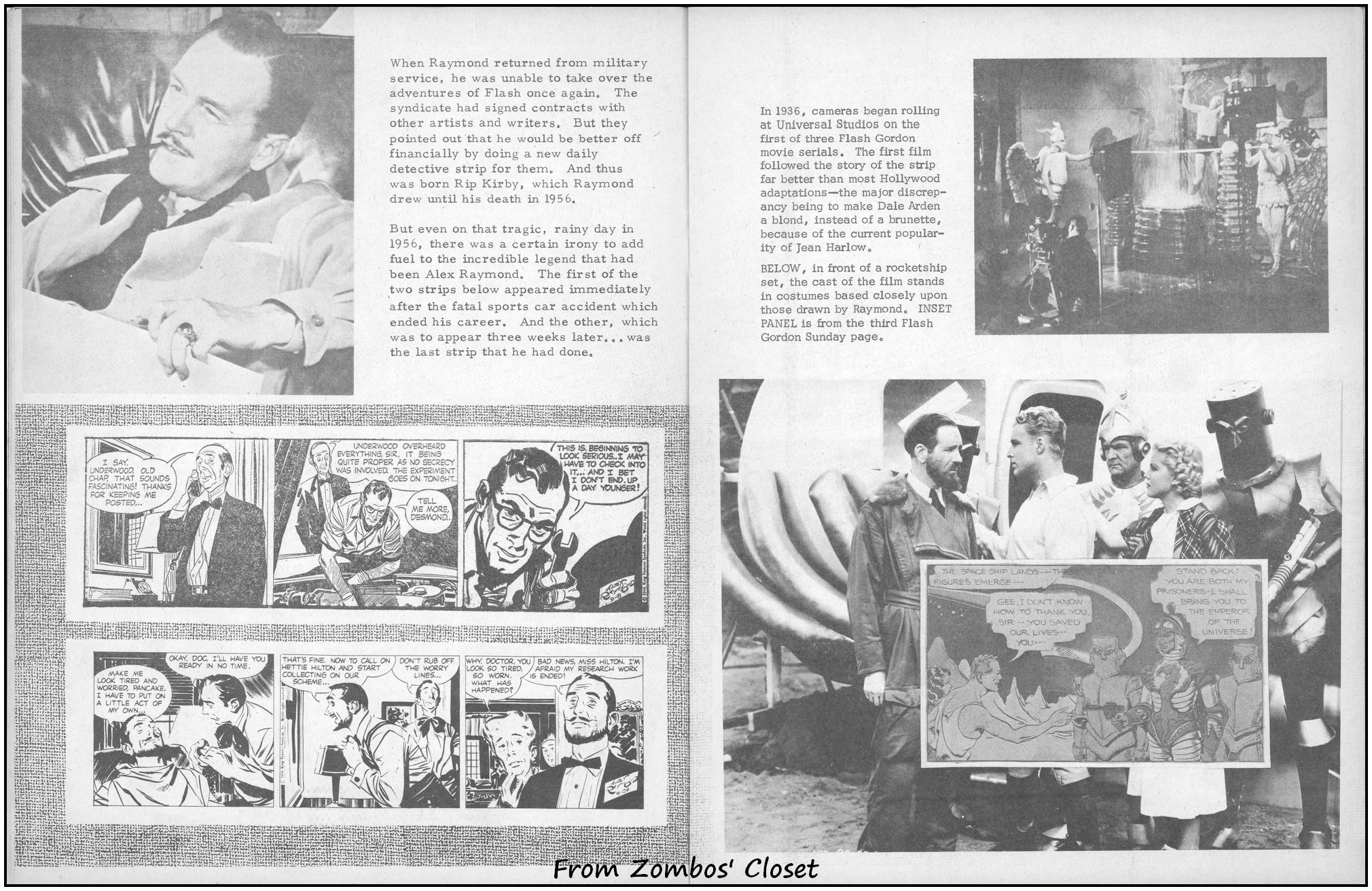 Monsters and Heroes Issue 6 Flash Gordon - From Zombos' Closet