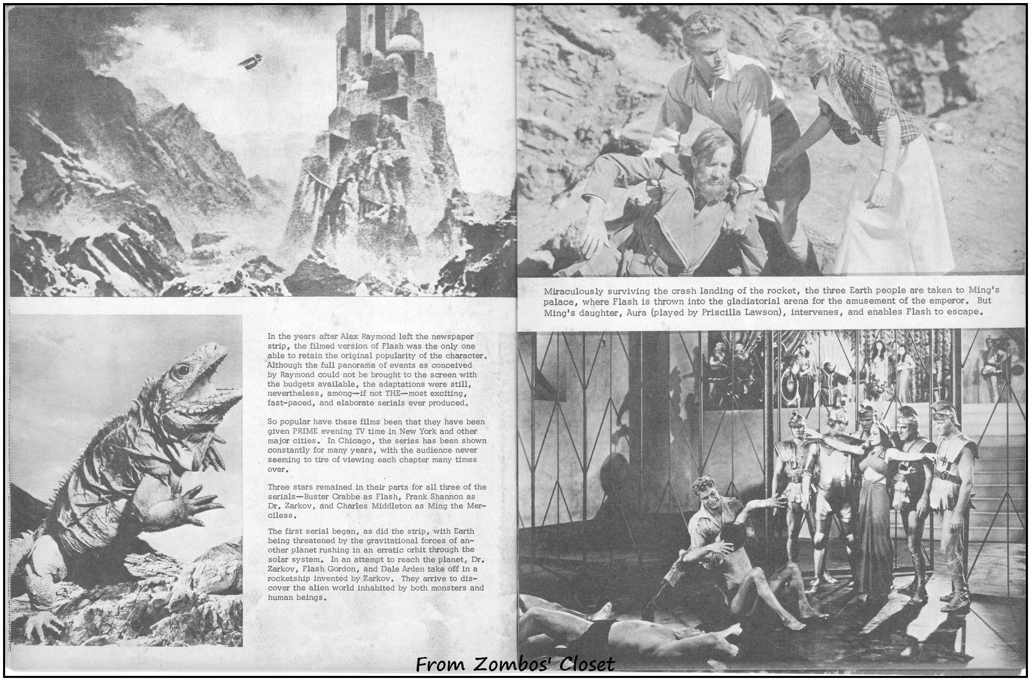 Monsters and Heroes Issue 6 Flash Gordon - From Zombos' Closet