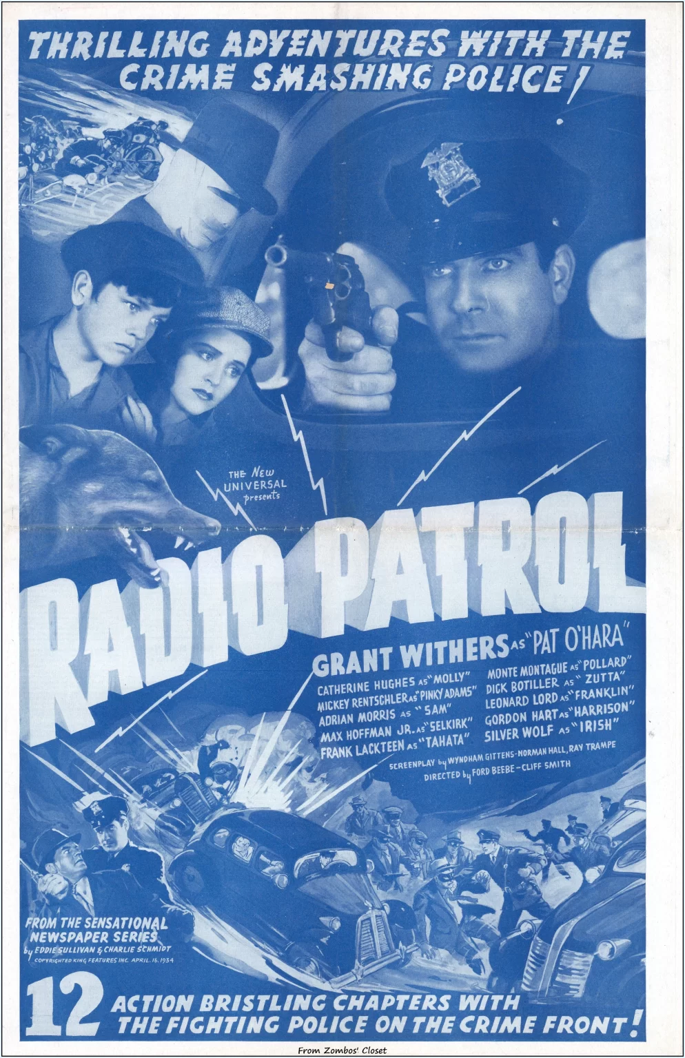Radio patrol serial movie pressbook Radio patrol serial movie pressbook