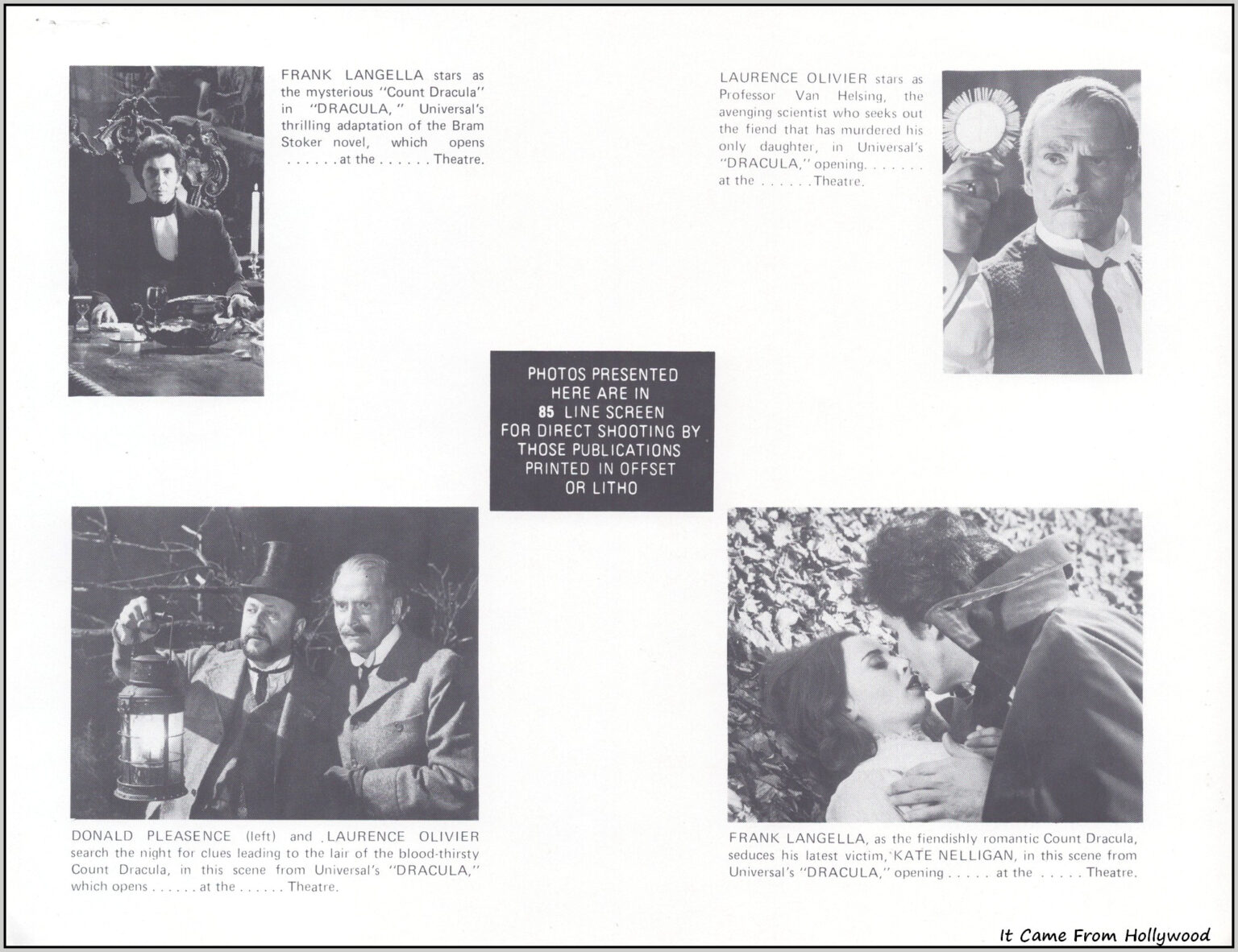 Dracula 1979 pressbook