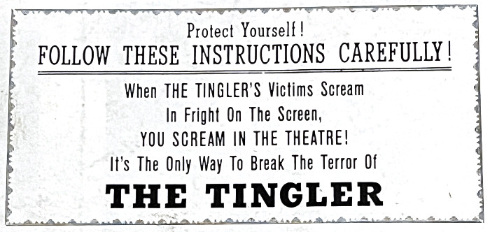 Tingler Instructions Card Tingler Instructions Card