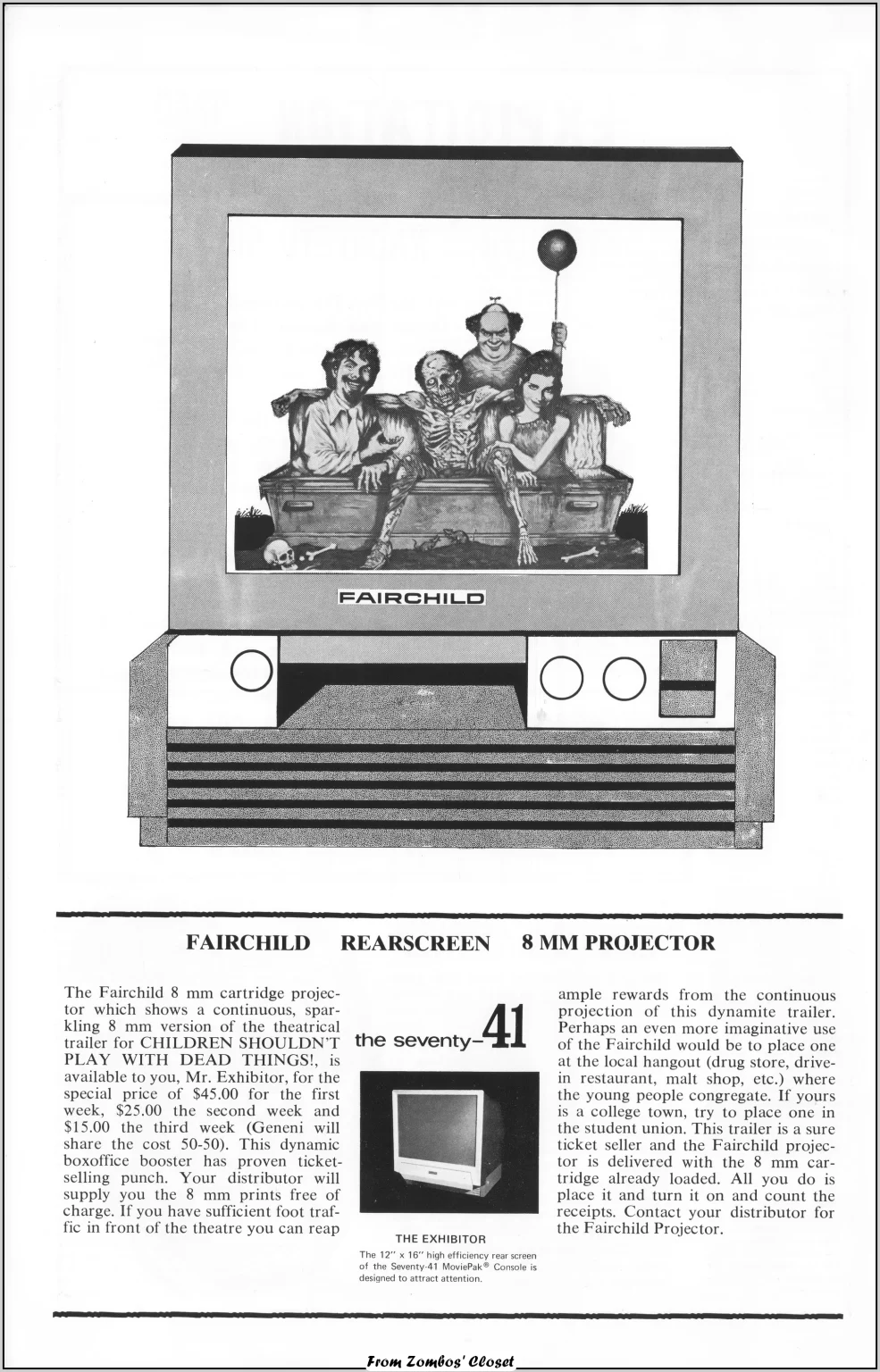 Children Shouldnt Play With Dead Things Pressbook 