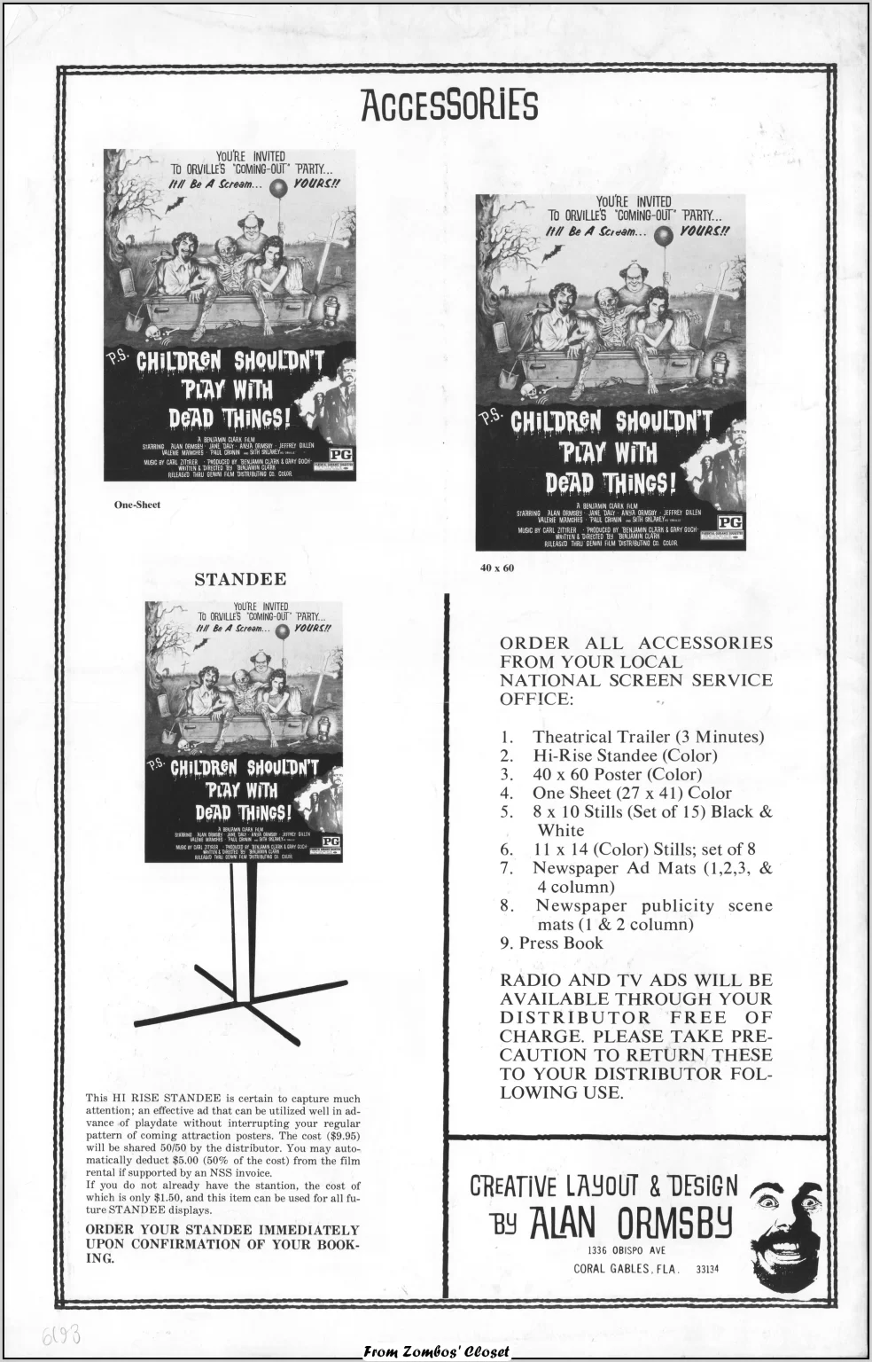 Children Shouldnt Play With Dead Things Pressbook 