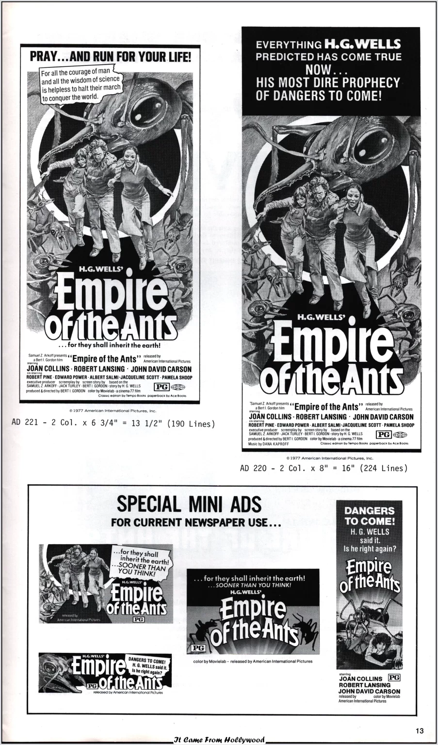 Empire of the Ants 1977 pressbook Empire of the Ants 1977 pressbook