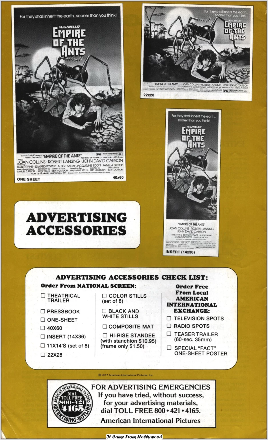 Empire of the Ants 1977 pressbook Empire of the Ants 1977 pressbook