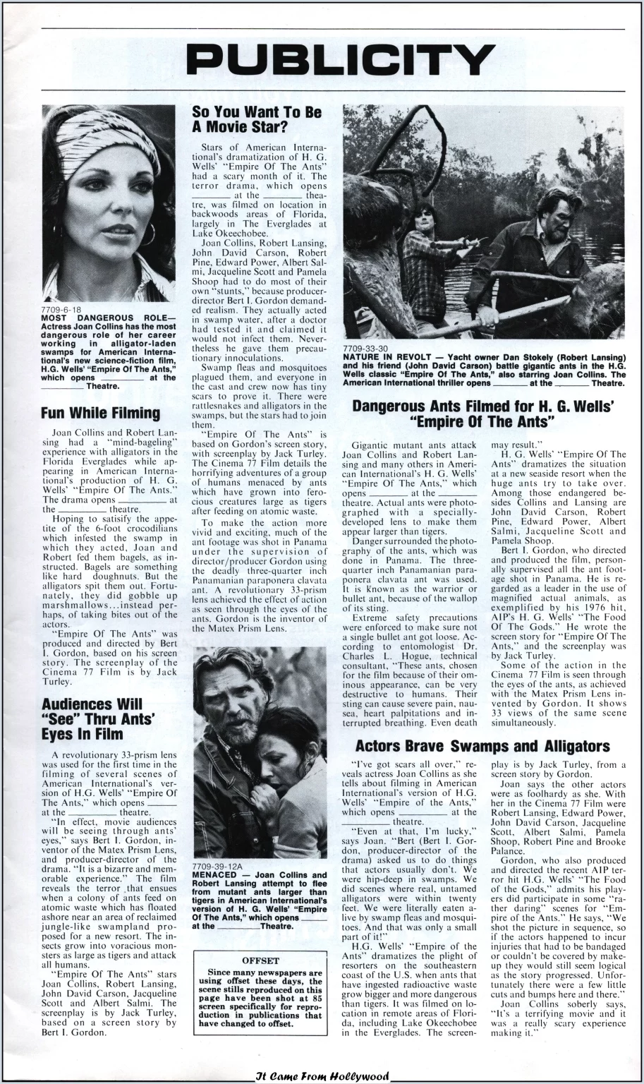 Empire of the Ants 1977 pressbook Empire of the Ants 1977 pressbook