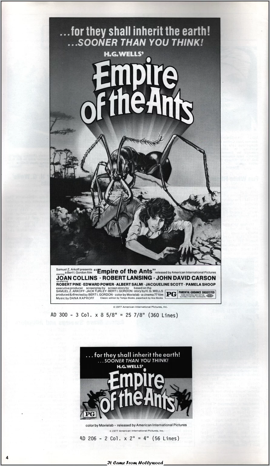 Empire of the Ants 1977 pressbook Empire of the Ants 1977 pressbook
