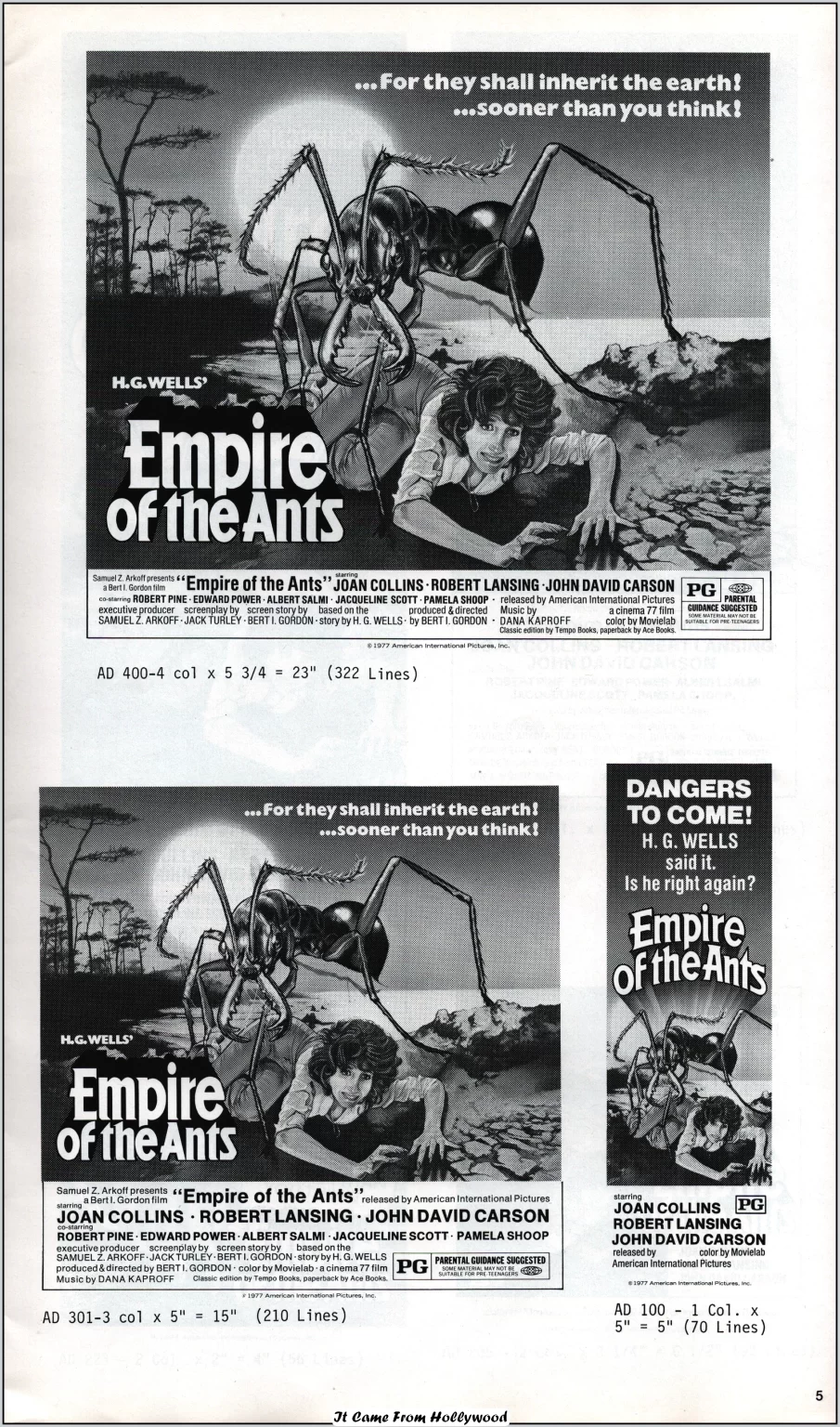 Empire of the Ants 1977 pressbook Empire of the Ants 1977 pressbook