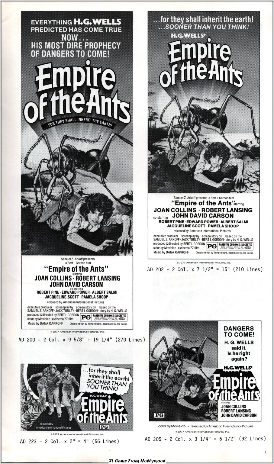 Empire of the Ants 1977 pressbook Empire of the Ants 1977 pressbook