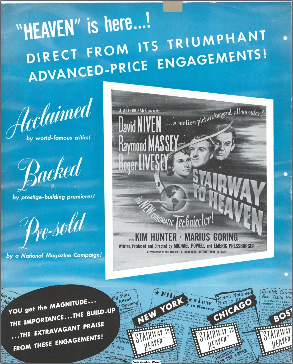 stairway to heaven 1943 pressbook