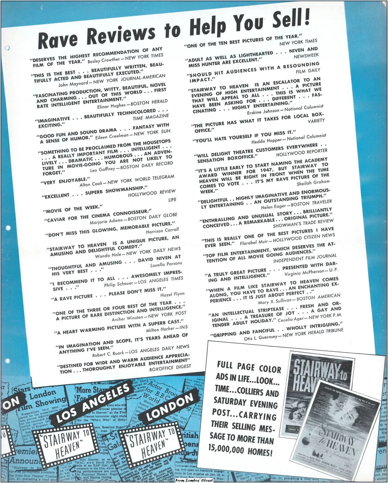 stairway to heaven 1943 pressbook