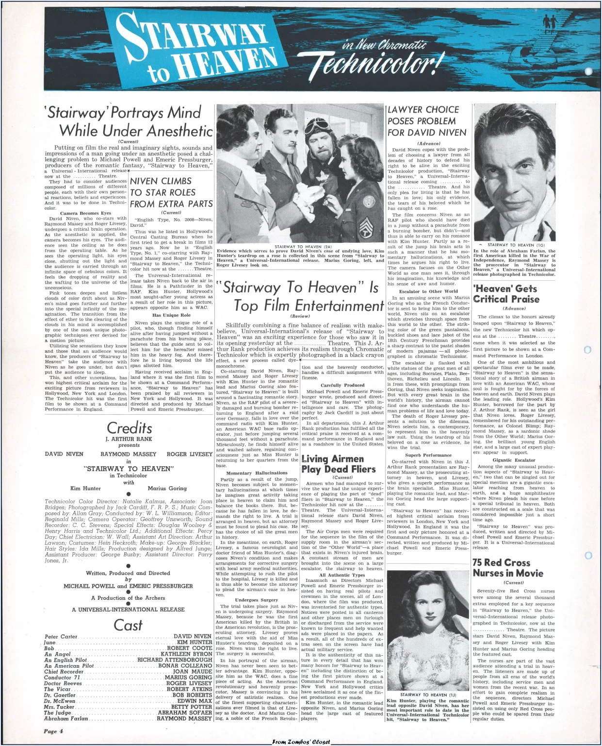 stairway to heaven 1943 pressbook