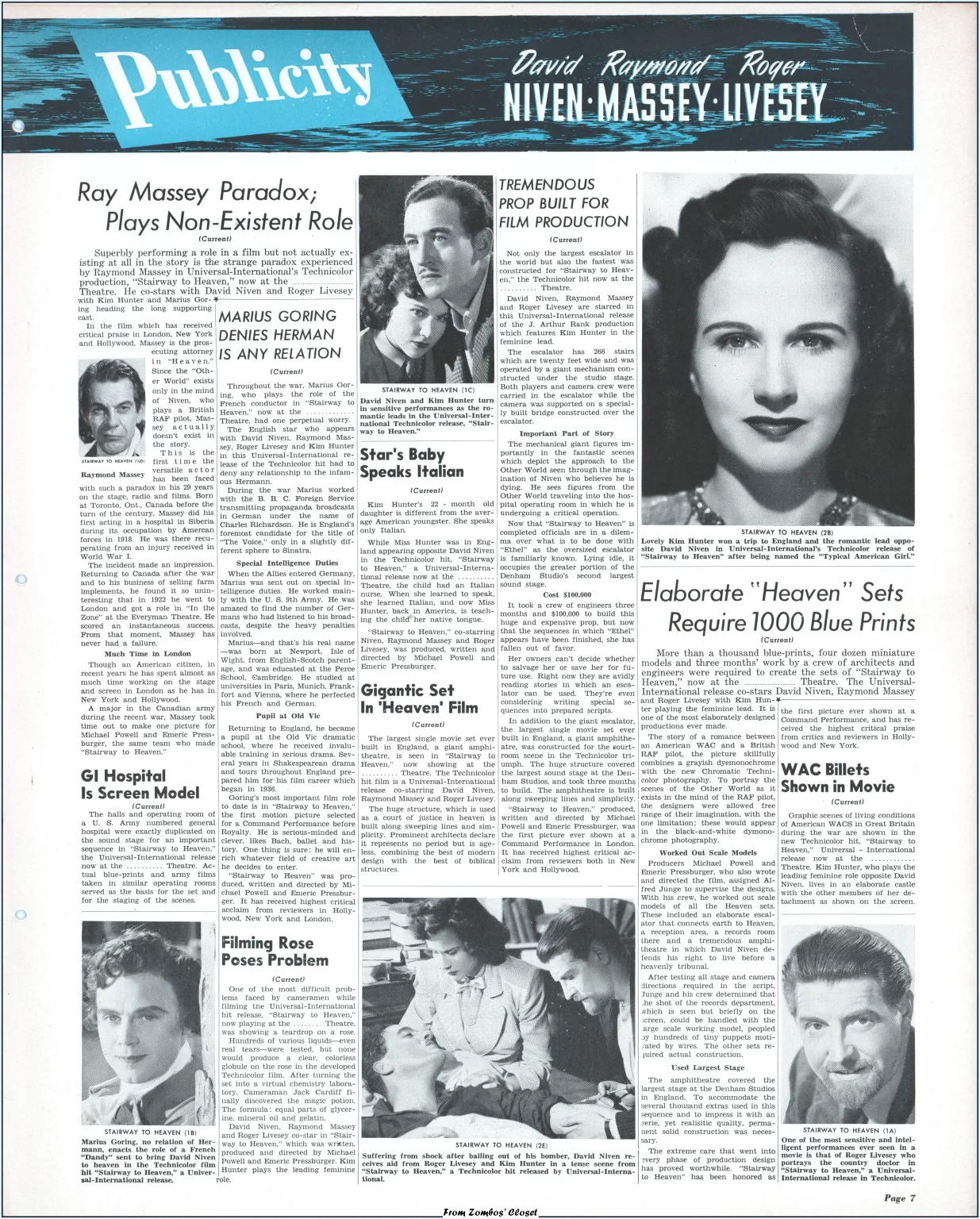 stairway to heaven 1943 pressbook