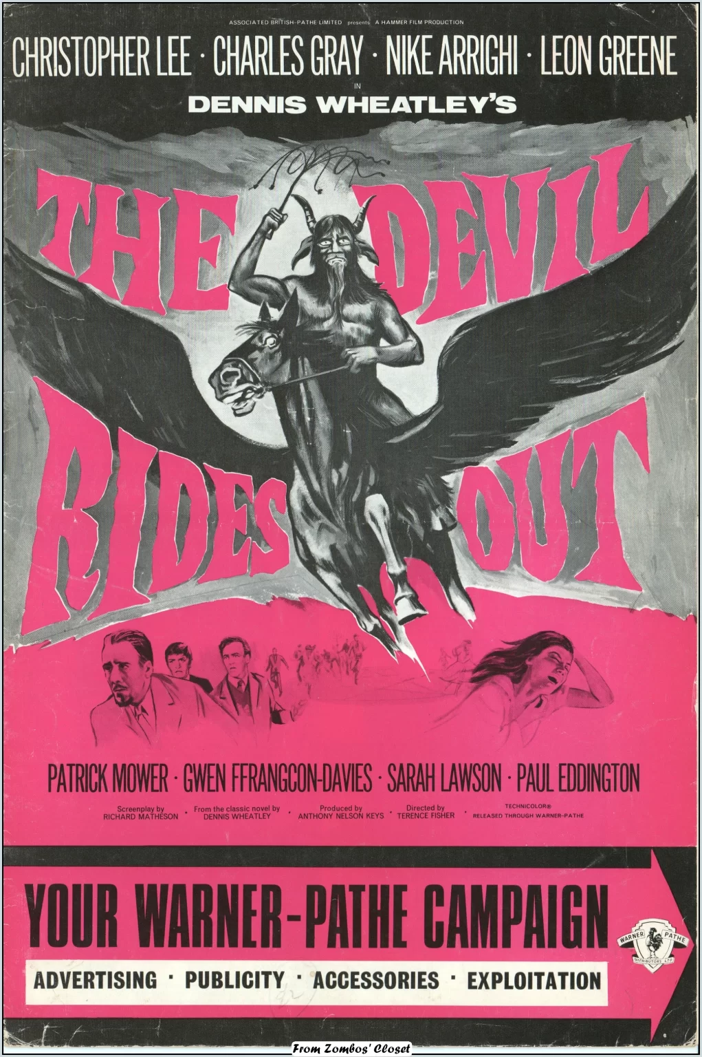 The Devil Rises Out movie pressbook