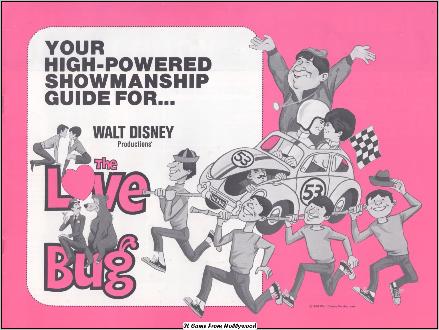 the love bug movie pressbook 1978 re-release