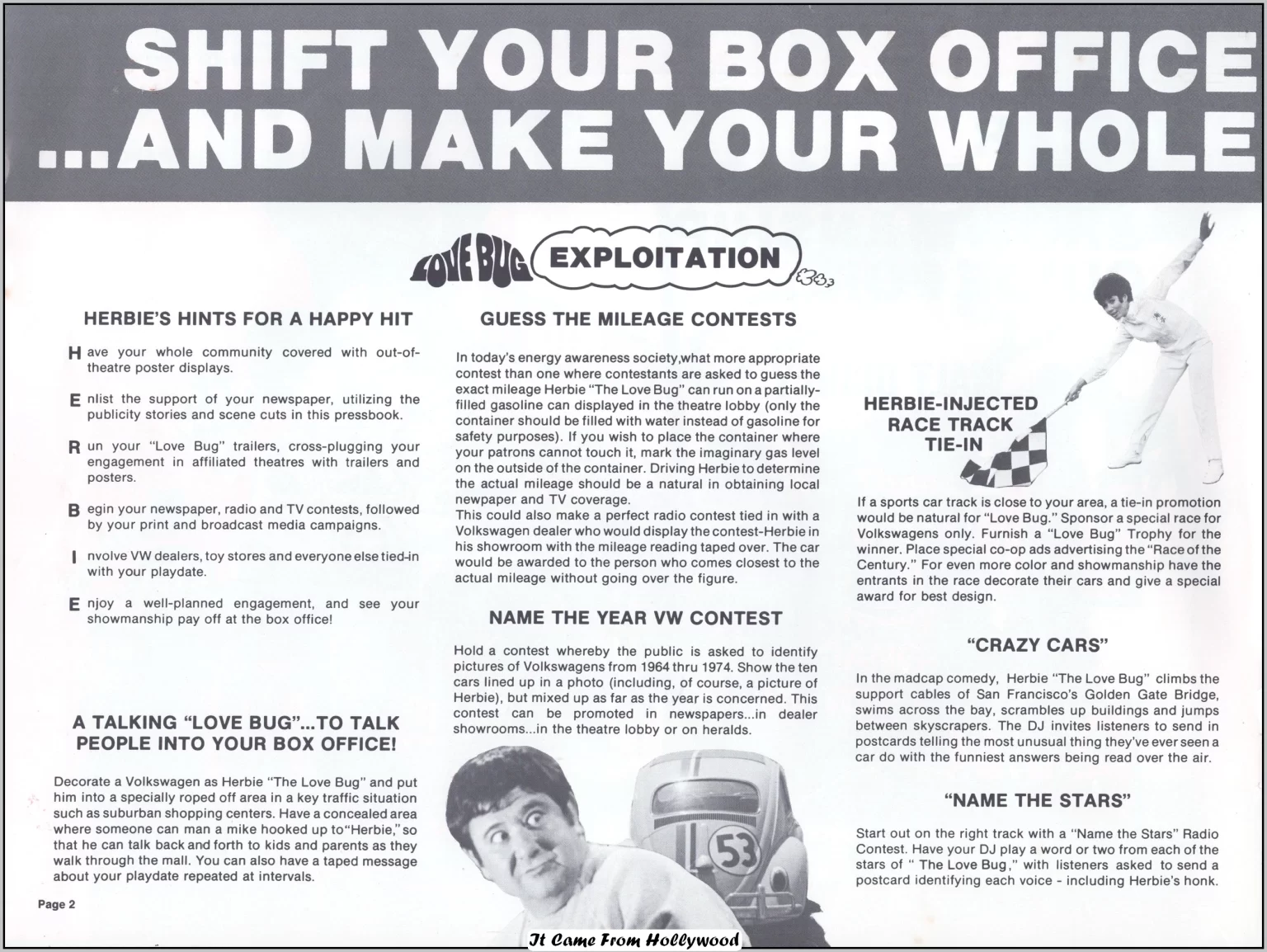 the love bug movie pressbook 1978 re-release