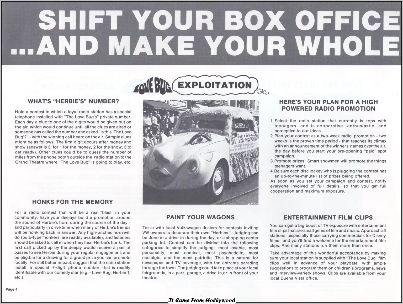 the love bug movie pressbook 1978 re-release