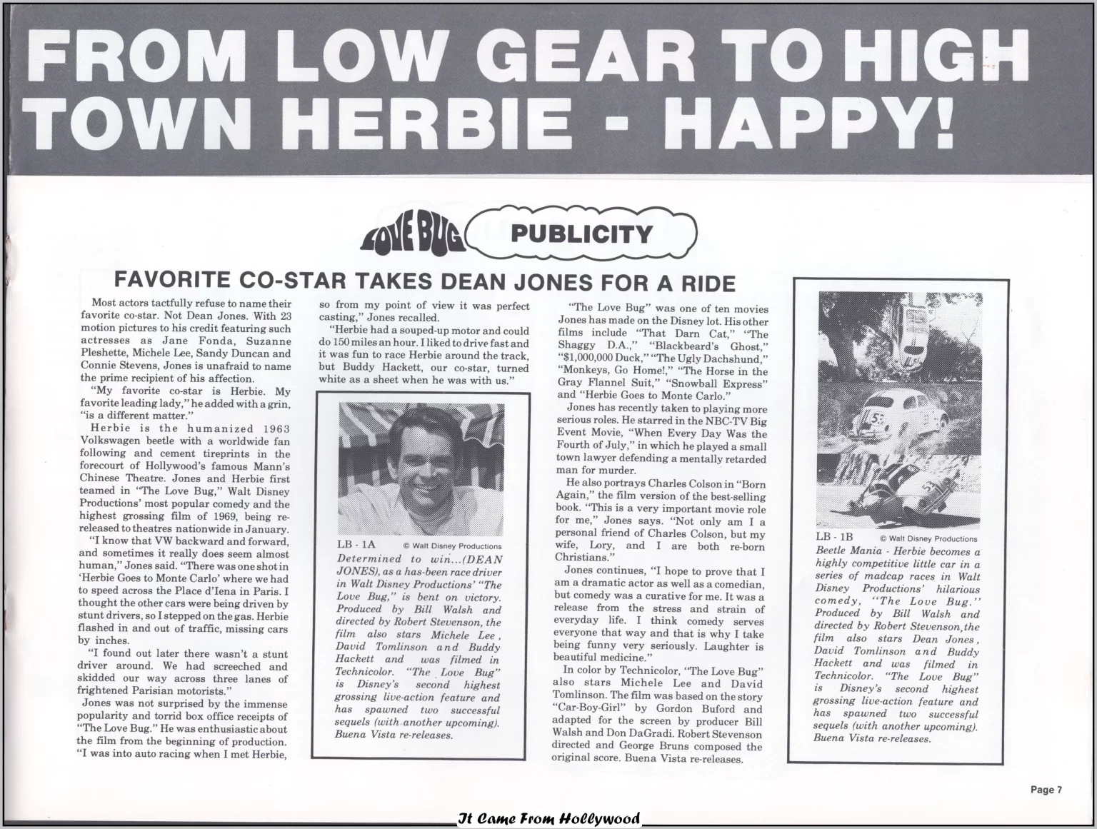 the love bug movie pressbook 1978 re-release