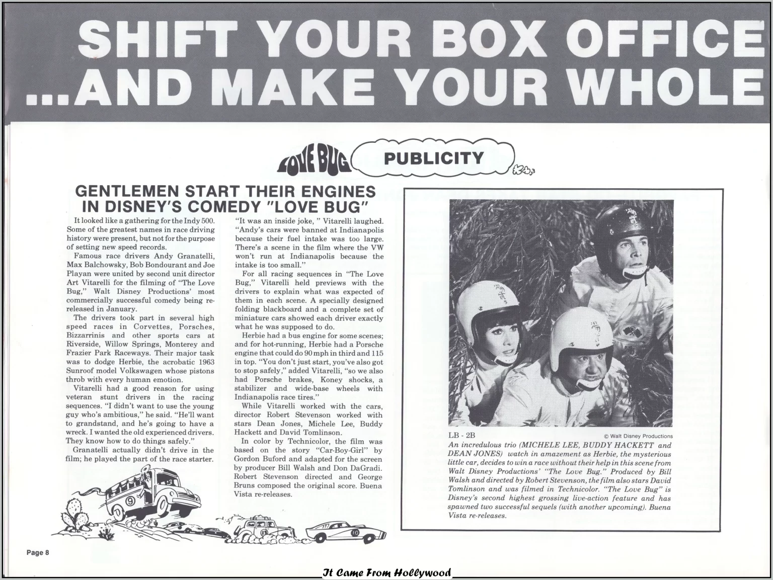 the love bug movie pressbook 1978 re-release