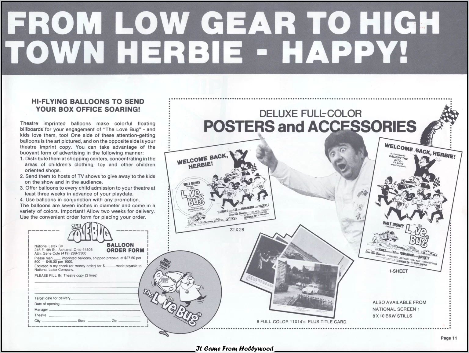 the love bug movie pressbook 1978 re-release