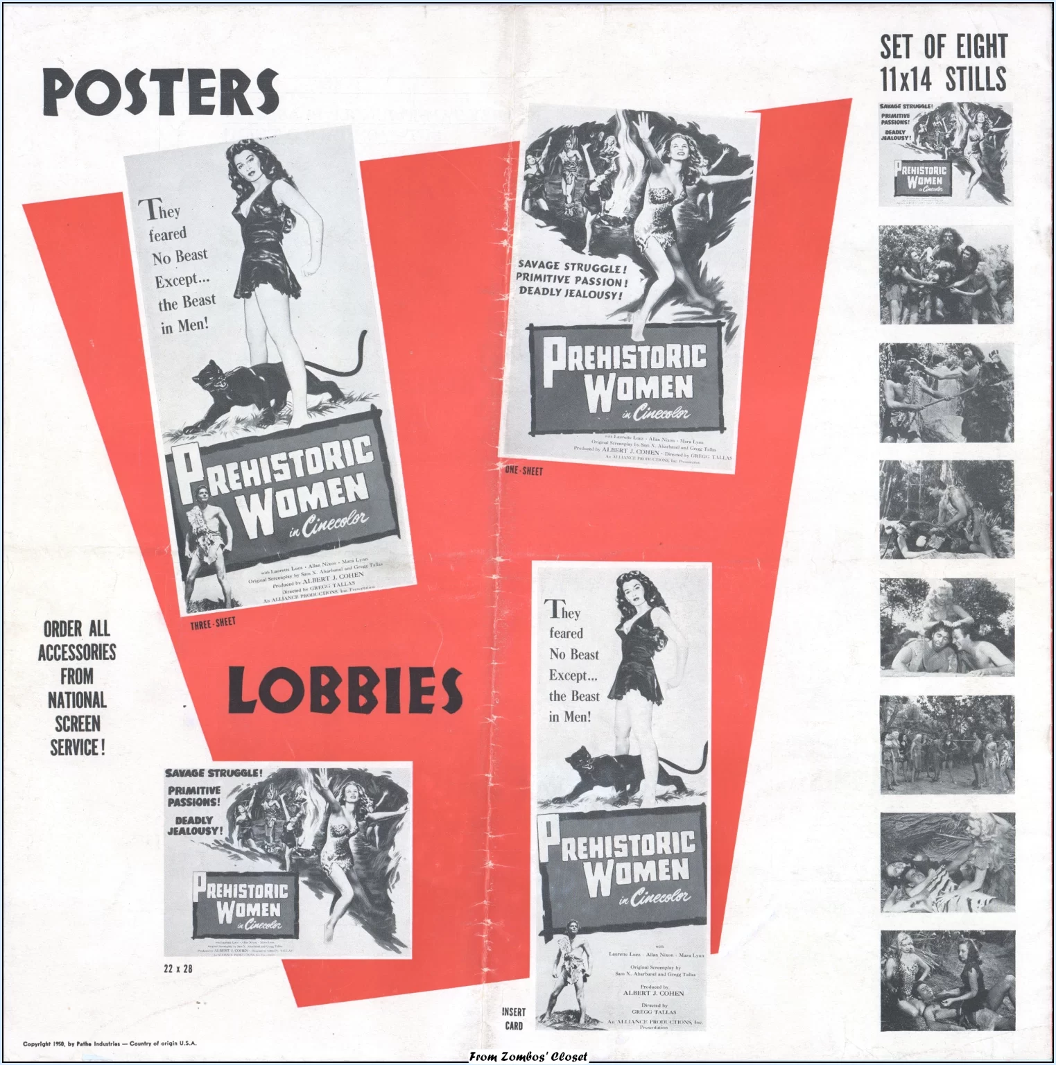 Prehistoric Women 1950 pressbook