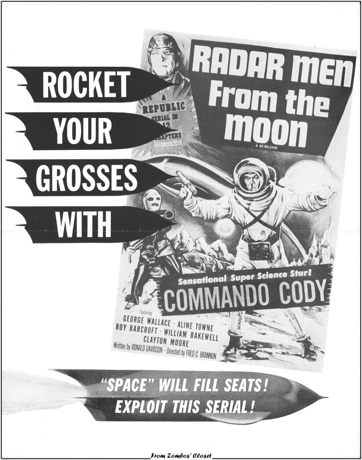 Radar Men from the moon pressbook