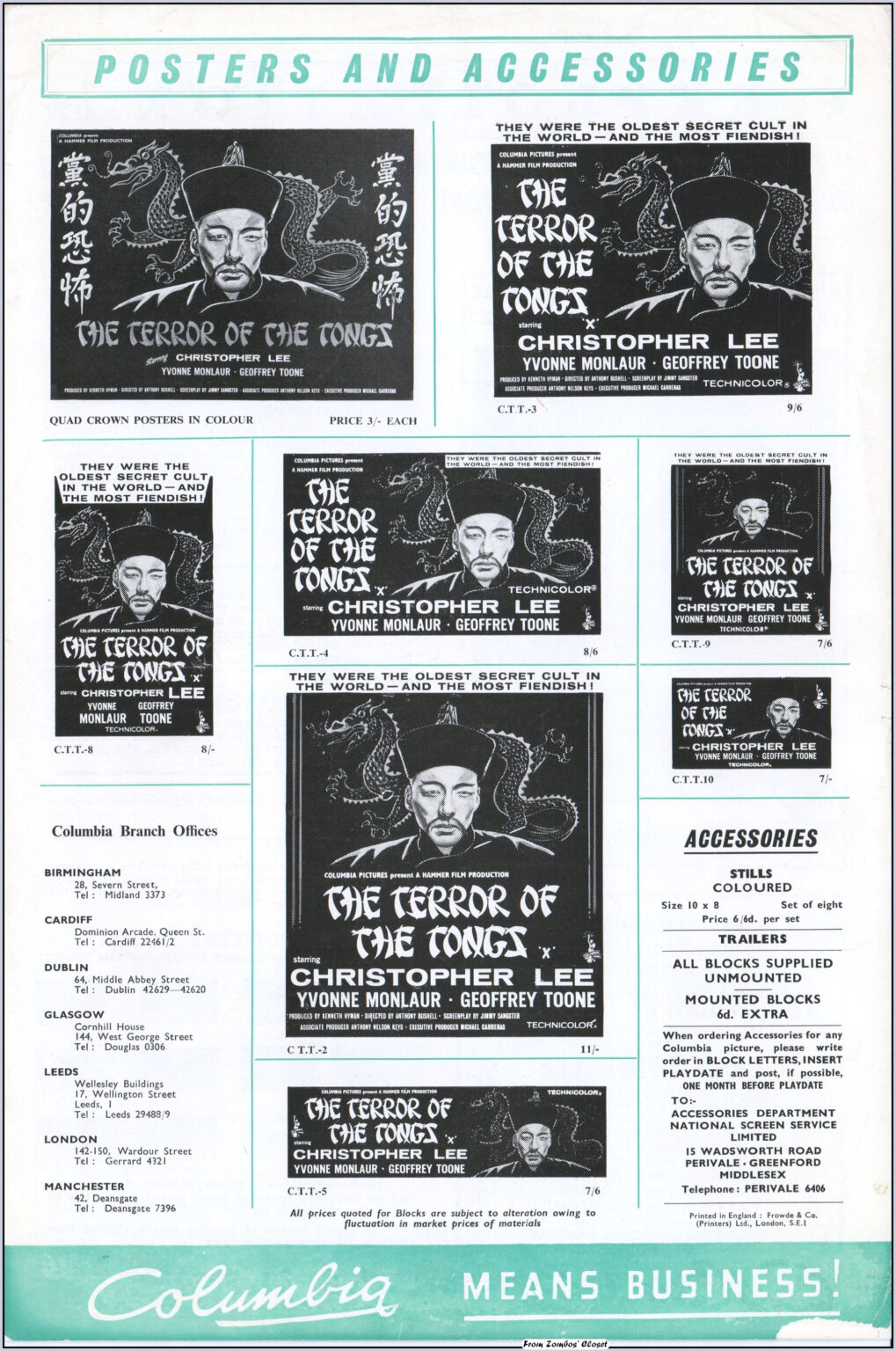 terror of the tongs british pressbook terror of the tongs british pressbook