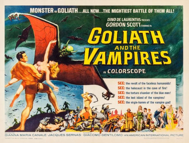 goliath and the vampires movie poster goliath and the vampires movie poster