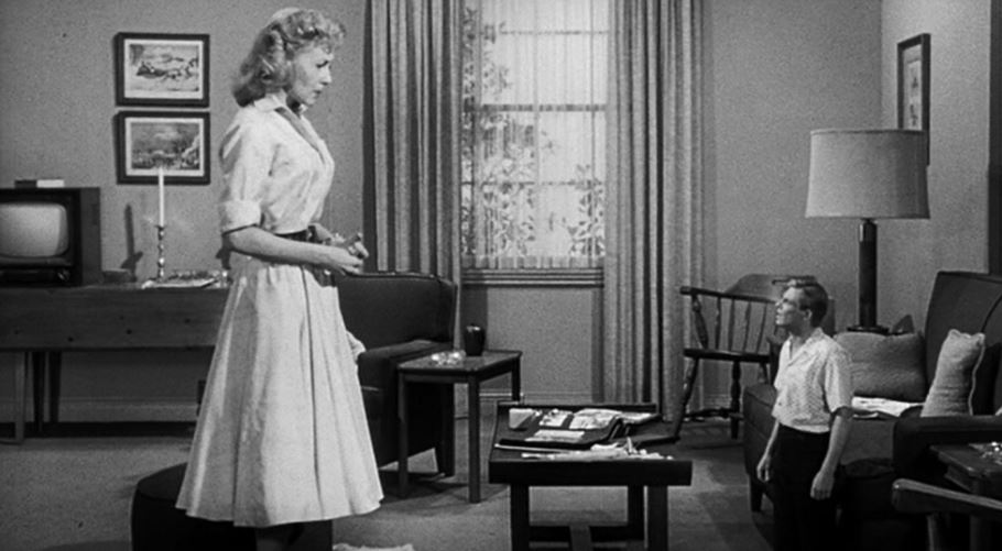 Movie scene showing use of matte Movie scene showing use of matte