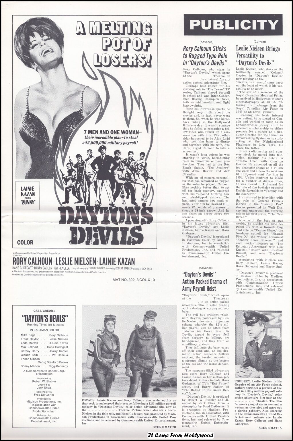 Dayton's Devils 1968 pressbook Dayton's Devils 1968 pressbook