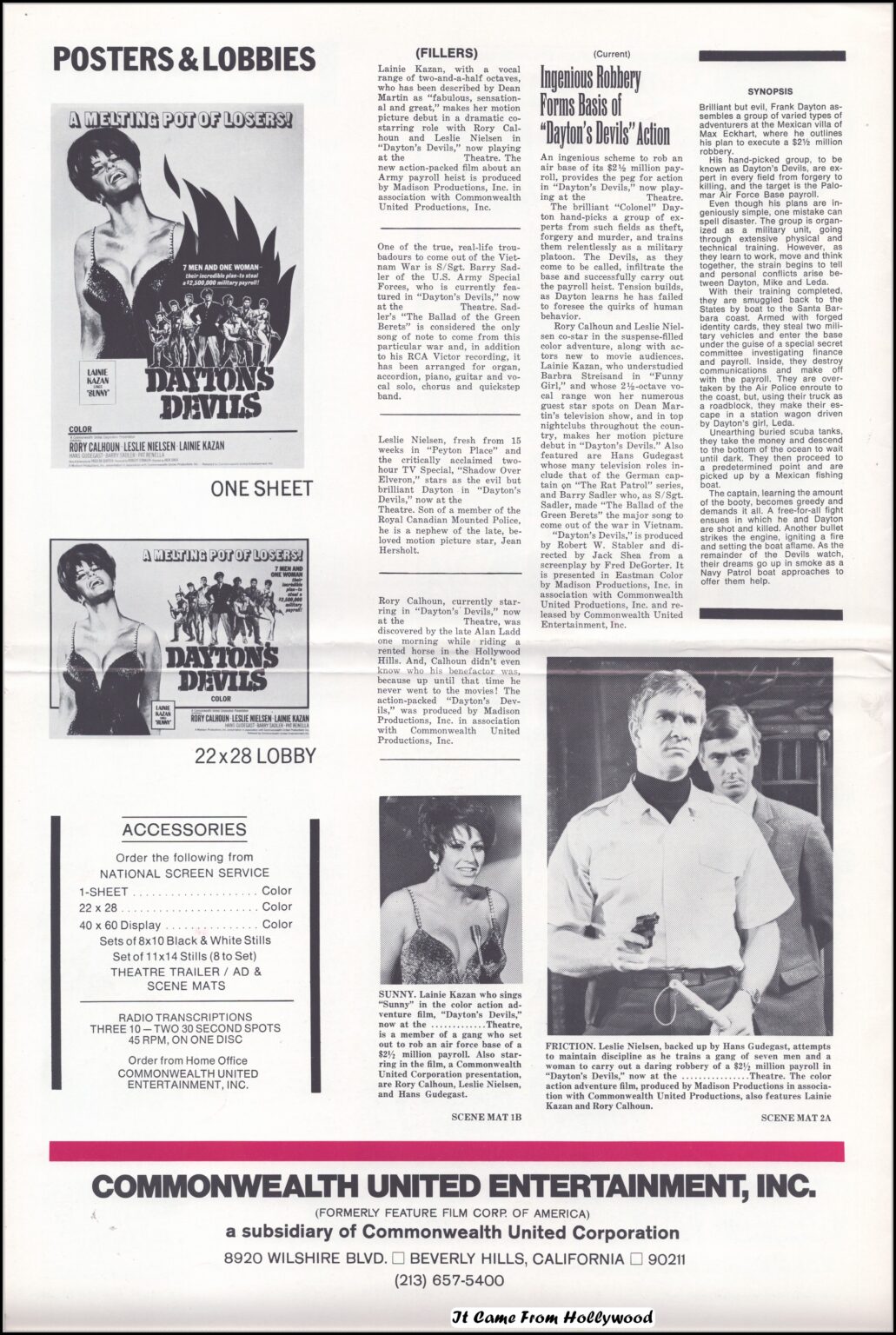 Dayton's Devils 1968 pressbook Dayton's Devils 1968 pressbook