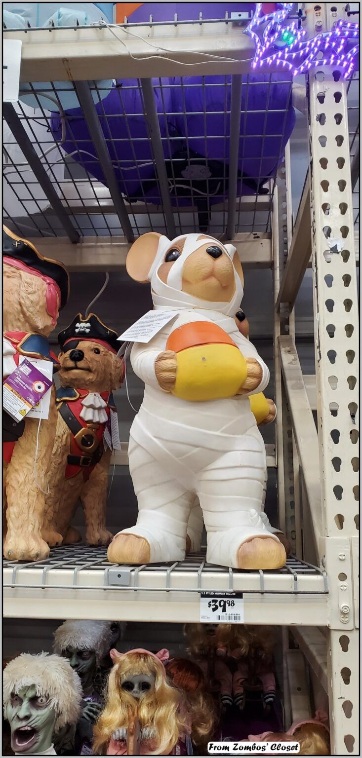 Home Depot Halloween 2024 Arggh! Not sure where this mummy squirrel comes from.