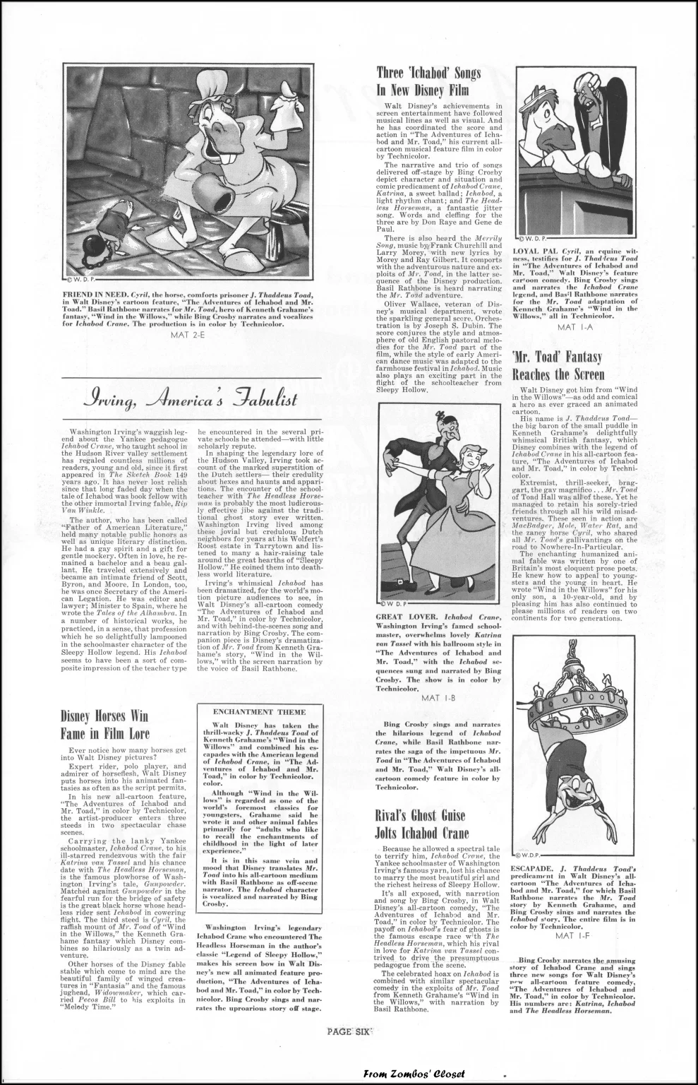 Ichabod and Mr Toad Pressbook Ichabod and Mr Toad Pressbook