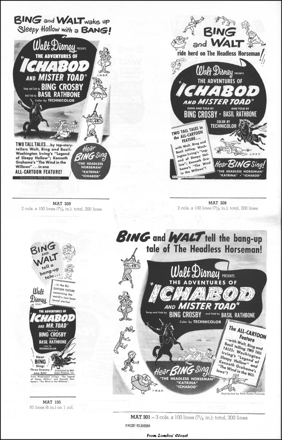 Ichabod and Mr Toad Pressbook Ichabod and Mr Toad Pressbook