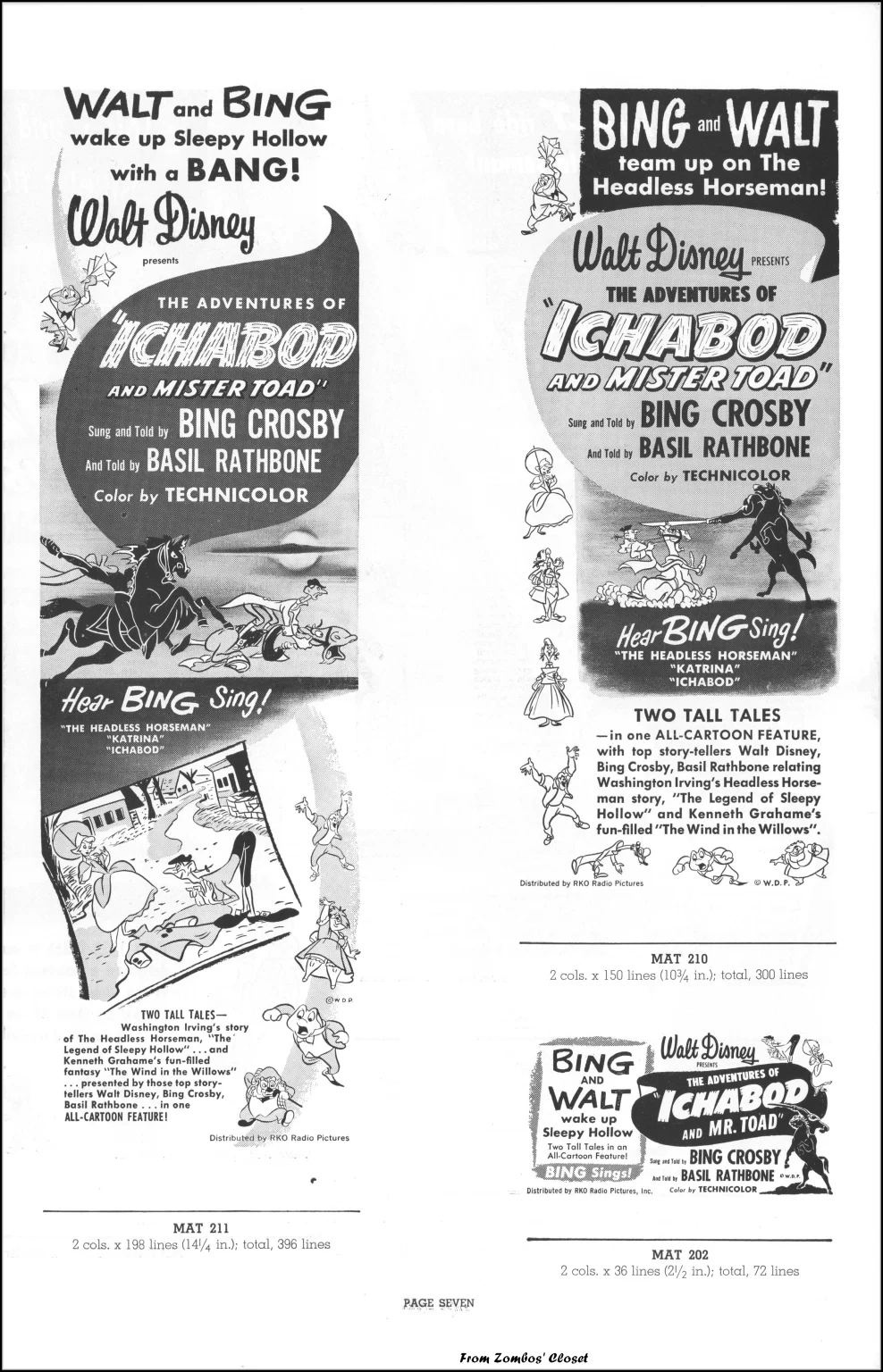 Ichabod and Mr Toad Pressbook Ichabod and Mr Toad Pressbook