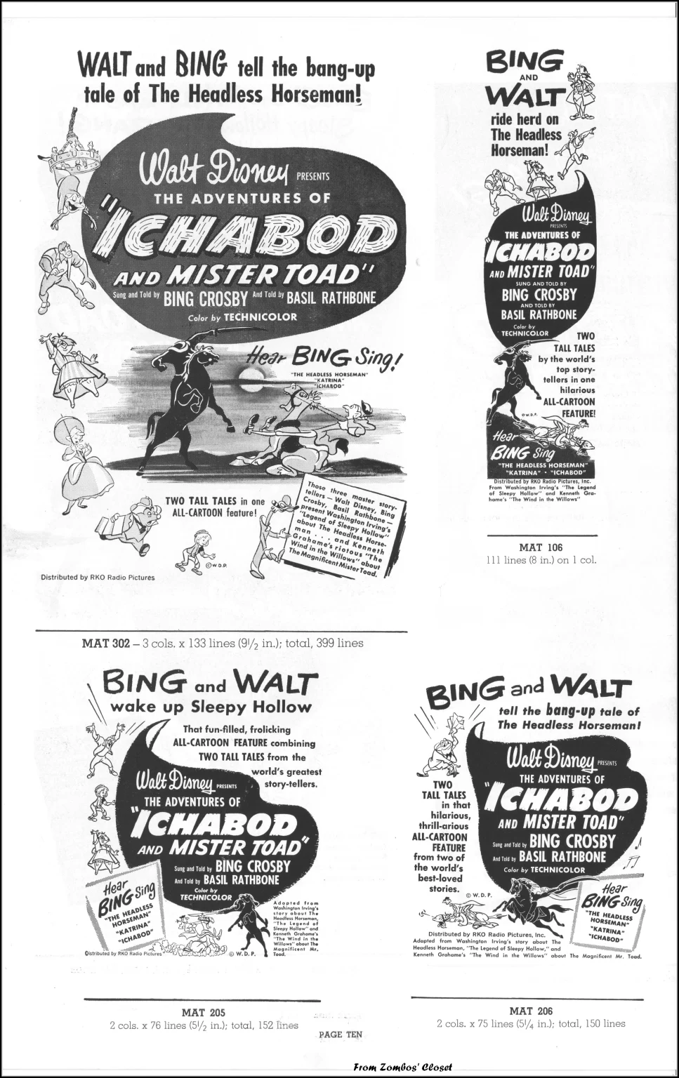 Ichabod and Mr Toad Pressbook Ichabod and Mr Toad Pressbook