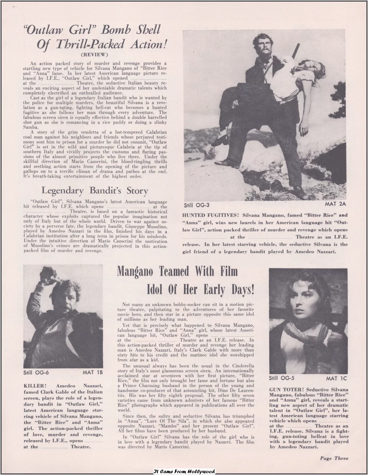 Outlaw Girl pressbook Outlaw Girl pressbook