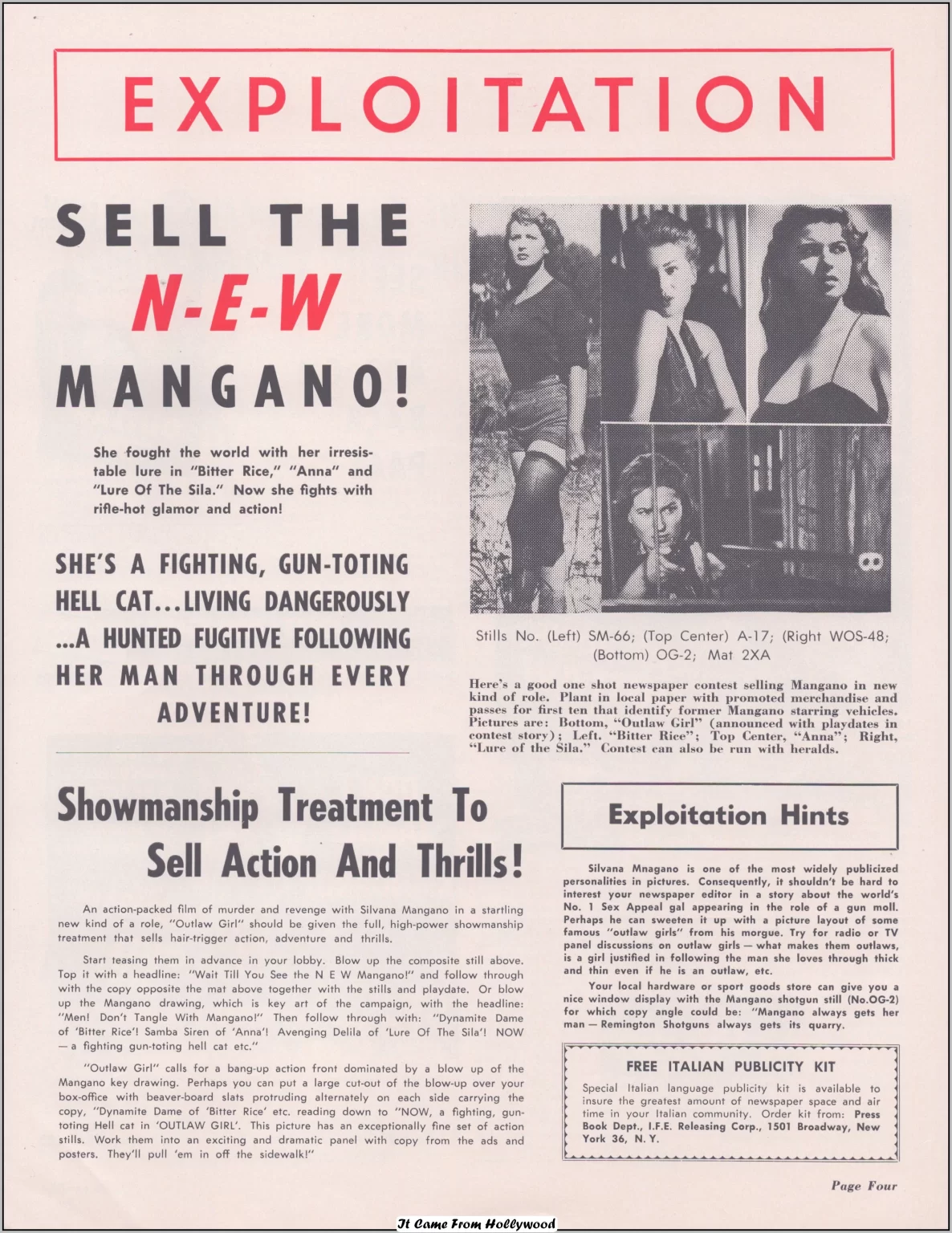 Outlaw Girl pressbook Outlaw Girl pressbook