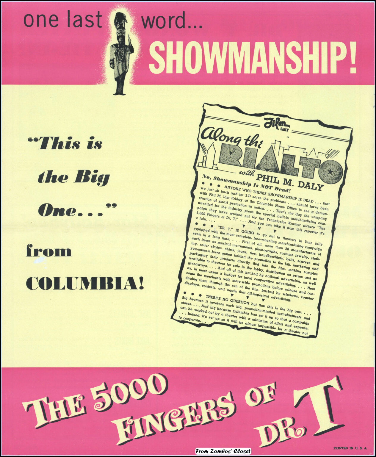 The Dr. T Theatre Kit campaign manual The Dr. T Theatre Kit campaign manual