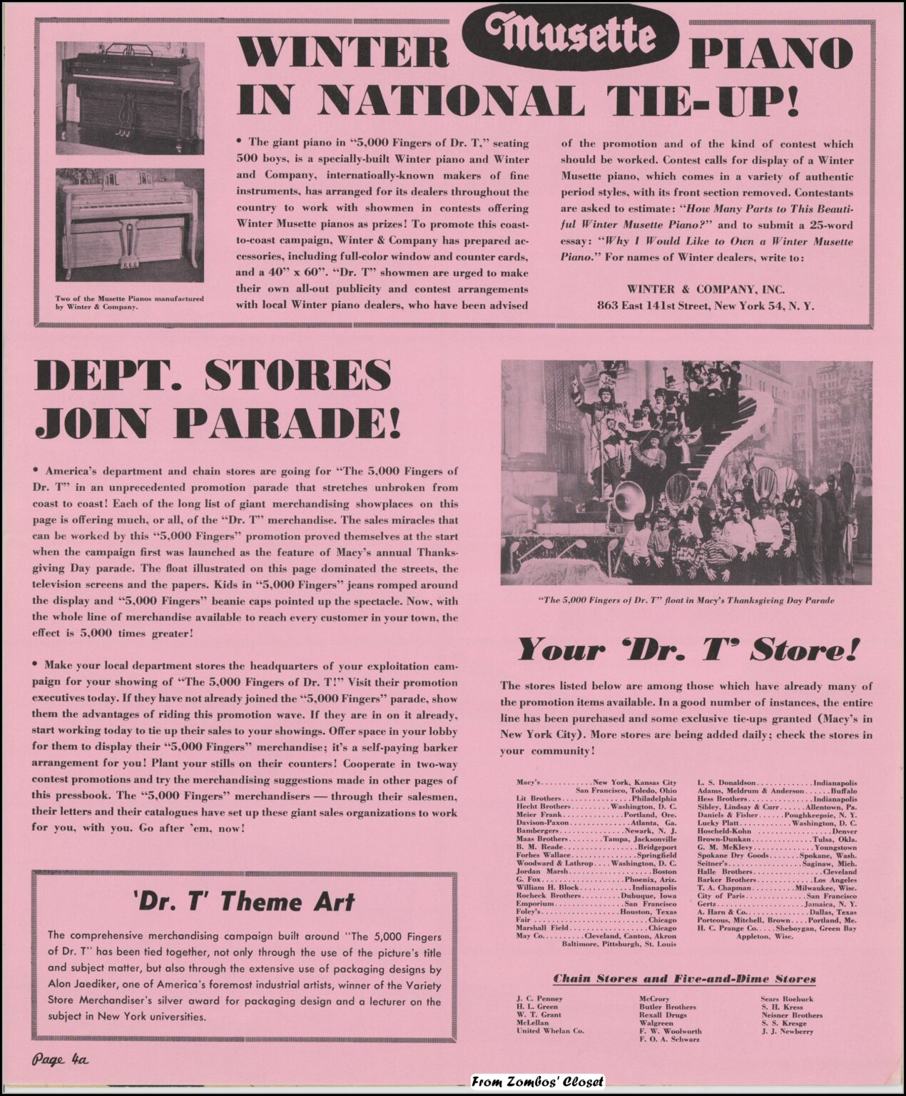 The Dr. T Theatre Kit campaign manual The Dr. T Theatre Kit campaign manual