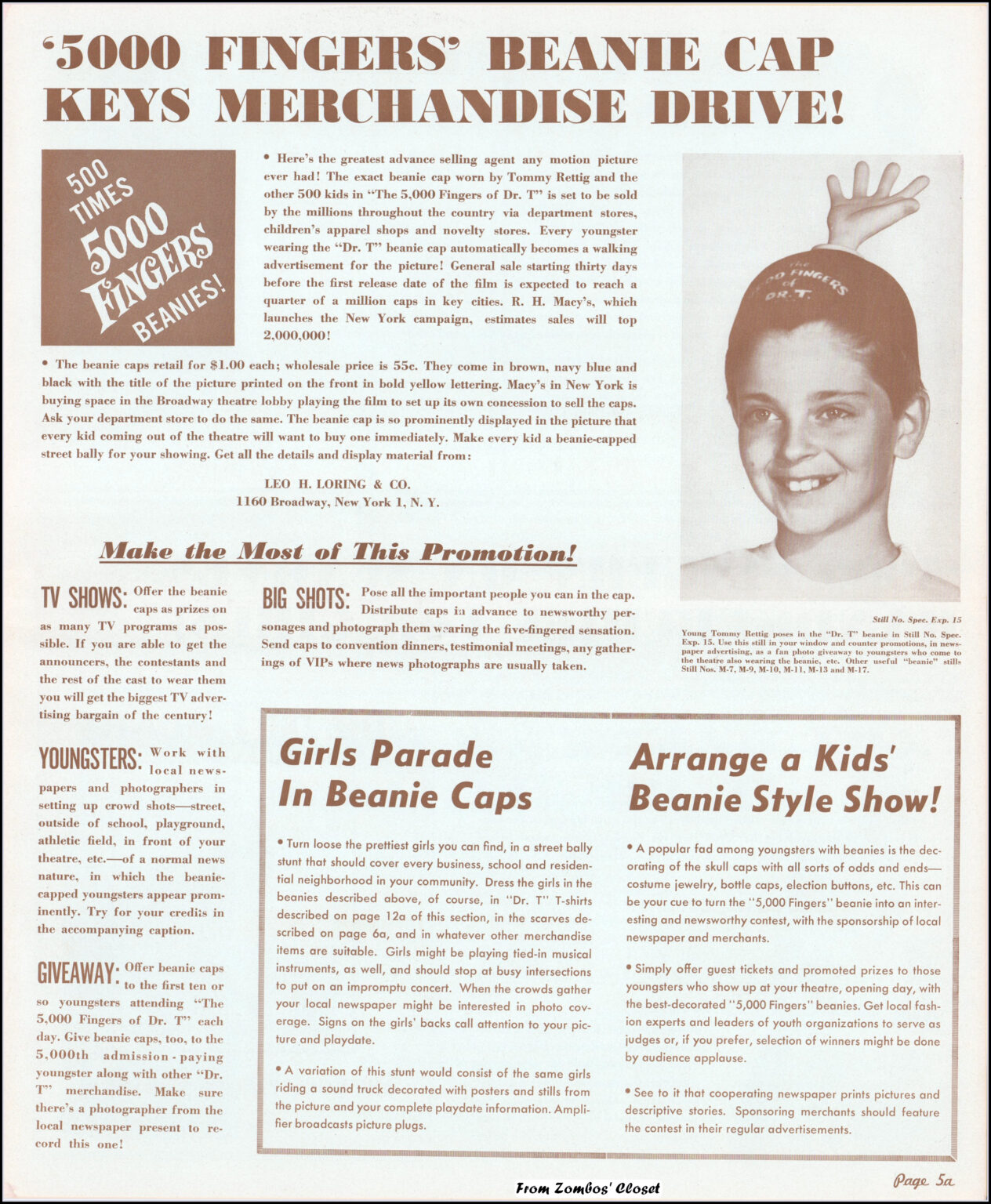 The Dr. T Theatre Kit campaign manual The Dr. T Theatre Kit campaign manual