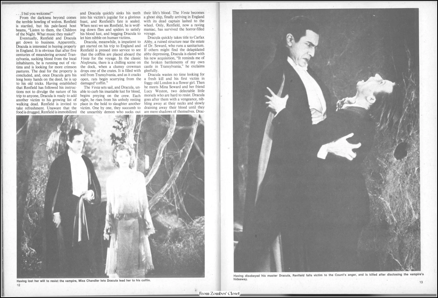 Dracula Classic Magazine, Eerie Publications, 1976 Dracula Classic Magazine, Eerie Publications, 1976