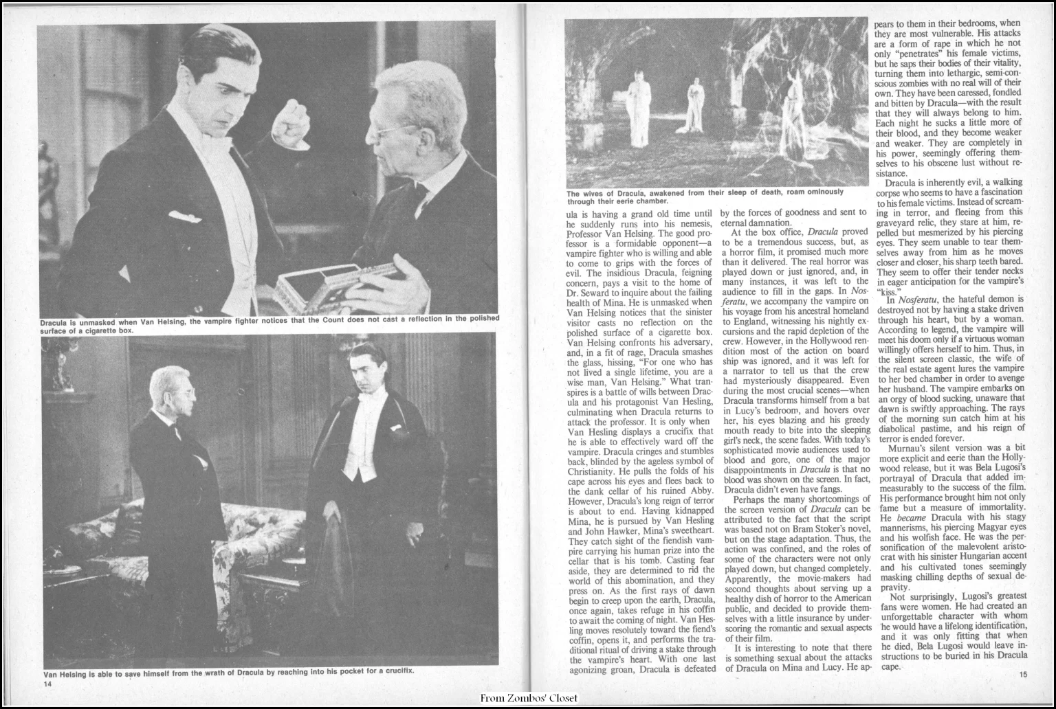 Dracula Classic Magazine, Eerie Publications, 1976 Dracula Classic Magazine, Eerie Publications, 1976