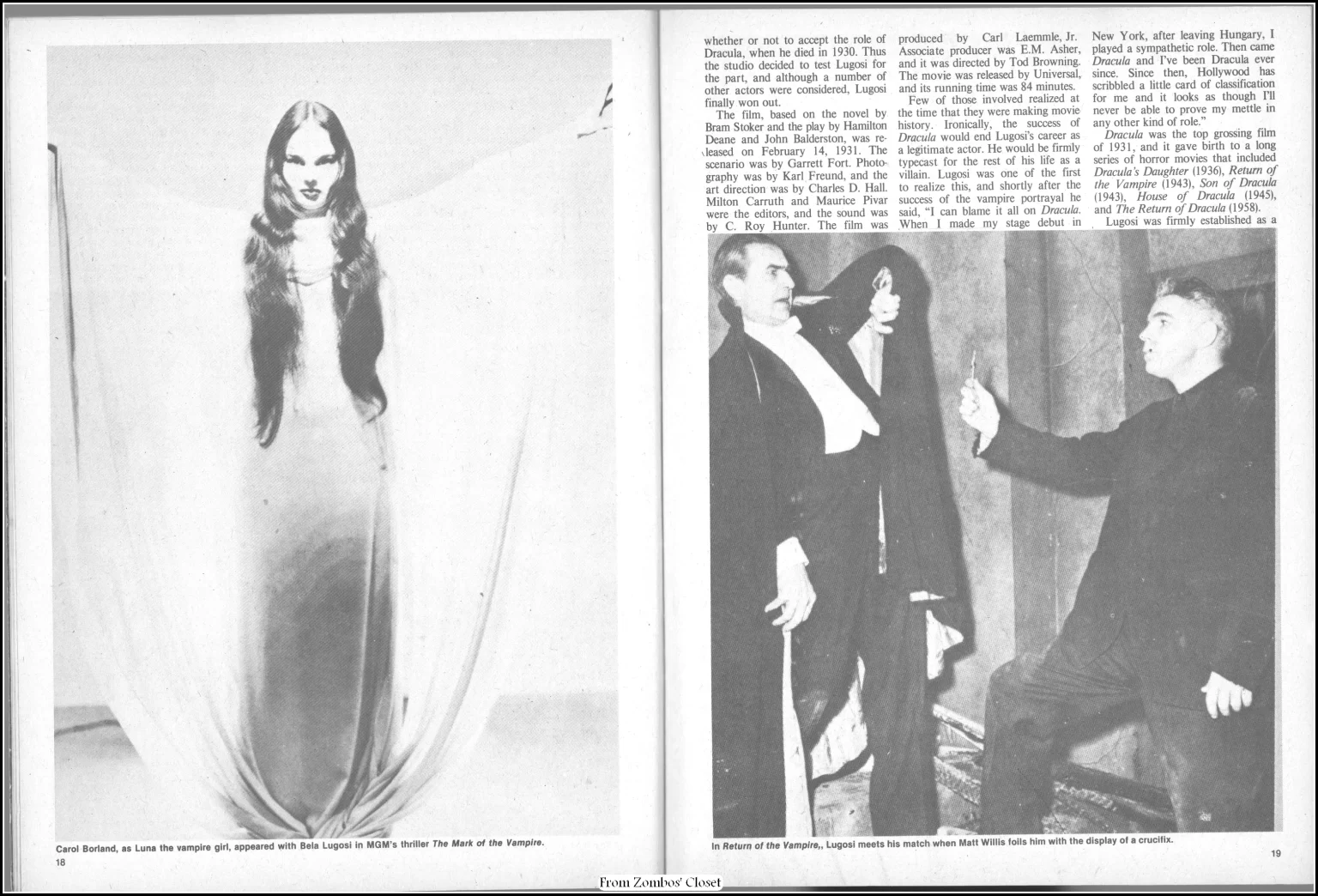 Dracula Classic Magazine, Eerie Publications, 1976 Dracula Classic Magazine, Eerie Publications, 1976
