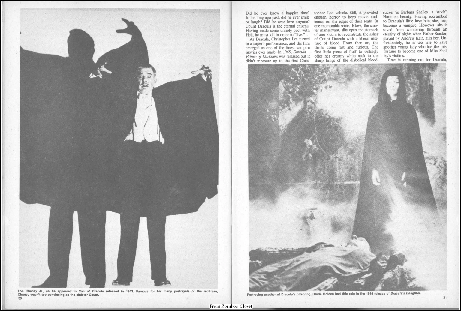Dracula Classic Magazine, Eerie Publications, 1976 Dracula Classic Magazine, Eerie Publications, 1976