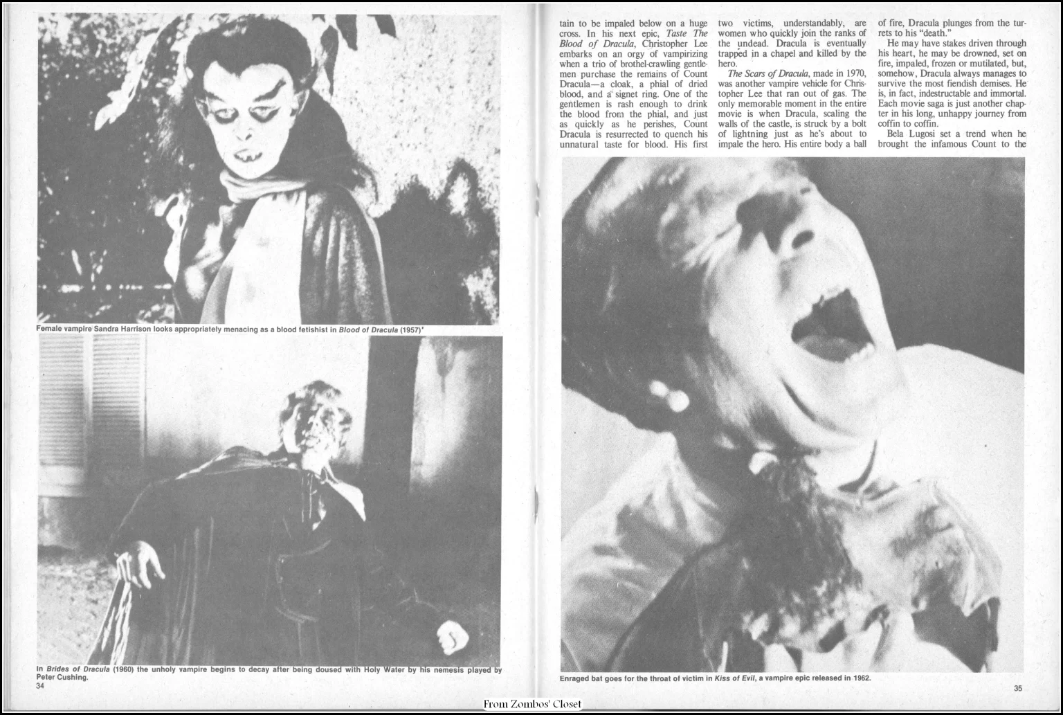 Dracula Classic Magazine, Eerie Publications, 1976 Dracula Classic Magazine, Eerie Publications, 1976