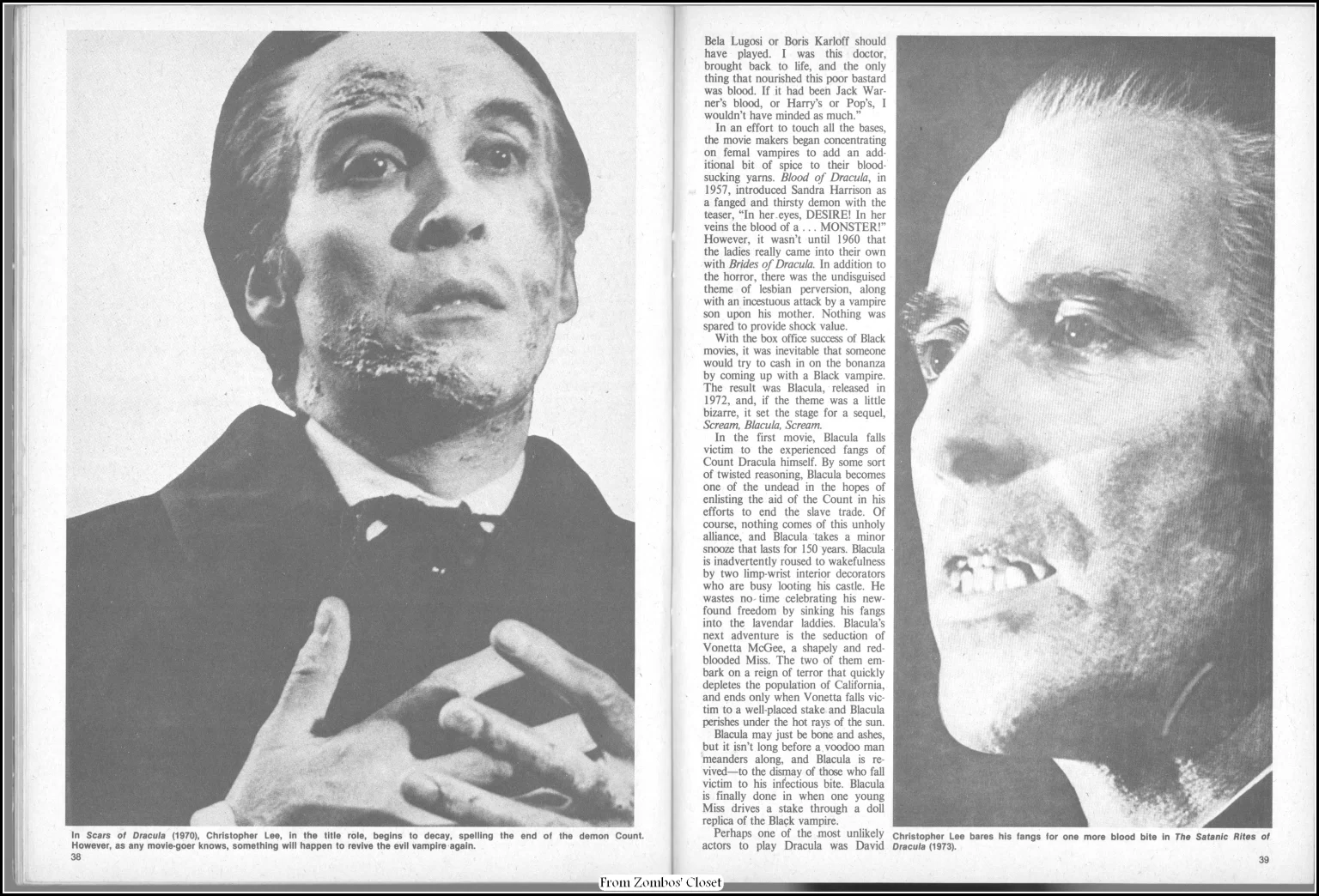 Dracula Classic Magazine, Eerie Publications, 1976 Dracula Classic Magazine, Eerie Publications, 1976